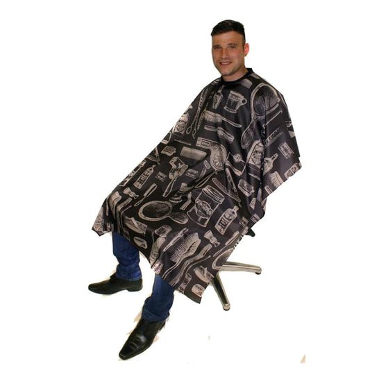 Charcoal Vintage Barbers Gown