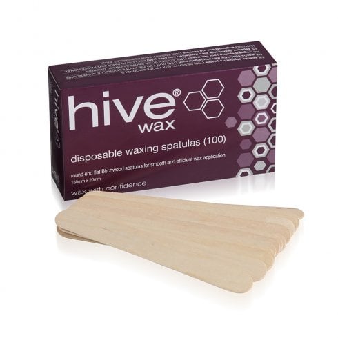 Hive Disposable Wooden Spatulas pack of 100